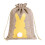 Easter Rabbit Ears Burlap Drawstring Bag 1 Piece 1
