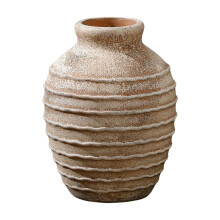 Vintage Ceramic Vase Sabi Style Home Decor Floral Arrangement Centerpiece for Living Room Dining Table Rustic Farmhouse Wedding Gift Housewarming