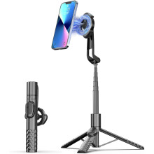 iPhone-Compatible Tripod & Selfie Stick with Remote, 52", Works with All Phones/Cameras – A67P-C