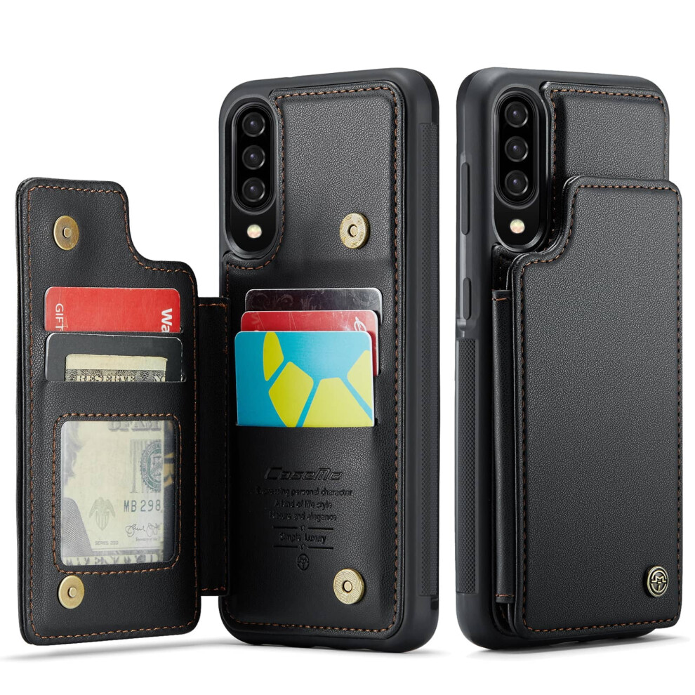 Compatible With Samsung Galaxy A50 Case Â Rfid-Blocking Wallet With Card Holder, Leather Kickstand, Magnetic Clasp & Shockproof 9009879624158