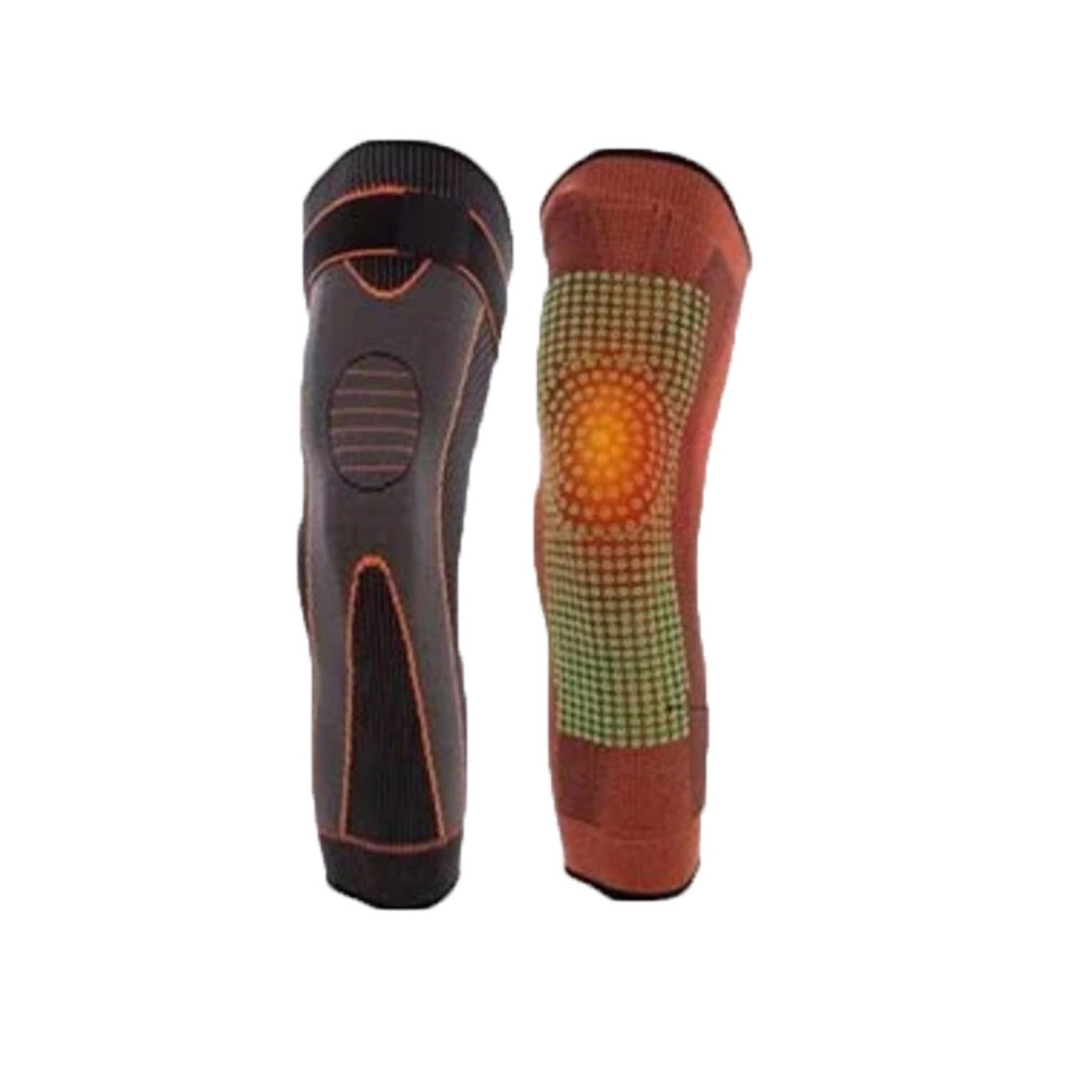 Heating Knee Sleeve with Acupressure - Long L Size Breathable Support for Pain Relief & Workouts()