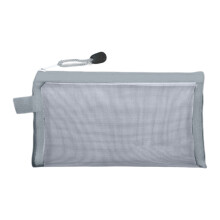 Premium Transparent Mesh Pencil Pouch - Large Capacity Zippered Stationery Organizer, Durable Nylon Holds 20 Pens (4.9x8.2in)