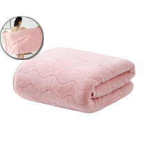 Cotton Bath Towel - Soft, Thick, and Absorbent - Ideal for Bathroom, Gym, Spa, and Travel - Machine Washable and Durable