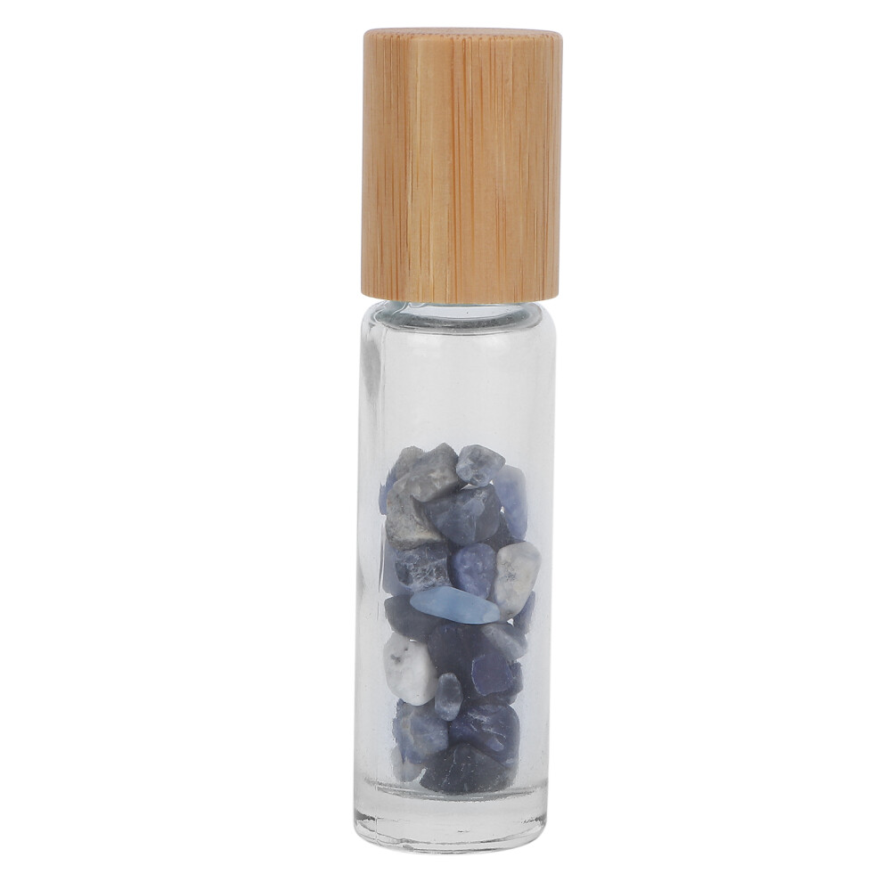 Aromatherapy Roller Essential Oil Bottles Glass Leak Proof With Bamboo Cap For Perfume Cosmetics And Travel