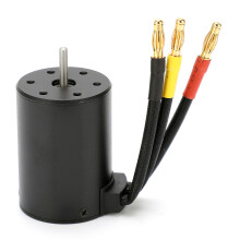 Motor met koperen wikkeling van hoge zuiverheid voor RC-modellen, krachtige borstelloze motor met CNC-gefreesde aluminium koelplaat, 4-polig