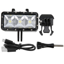 Action Camera Accessory Waterproof Underwater Light Rechargeable Led Fill Light Three Modes Of Light Wide Illumination Suitable For Diving Camping