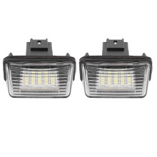 Plug and Play -ksenonvalkoinen LED-rekisterikilvenvalo Toyota Camry Prius C Yaris Highlander Avaloniin, virheetön erittäin kirkas LED