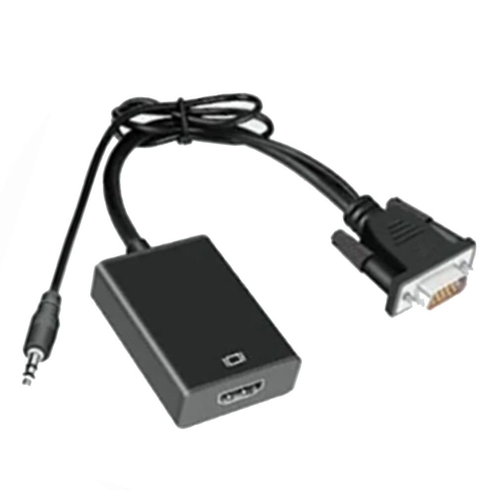 Digital Hdmi Output Converter For Analog Vga Input Devices Supporting Full Hd1080p With Integrated Audio And Universal Compatibility Across Laptops 9557311543906