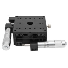 Manual Linear Displacement Platform High Precision Cross Roller Low Friction Stable Performance Aluminium Alloy Easy Integration For Industrial Use