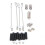 Lightweight Durability Stainless Steel Cable With Breaking Force Protection Waterproof Cable Wide Application Safety Double Pull Wire Rope Secure 1