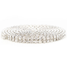 Sewing Crafts Rhinestone Chain Trim Fashion Jewelry DIY Adjustable Length Cuttable Bling Rhinestone Trim Wedding Dress Decoration Crystal Rhinestone
