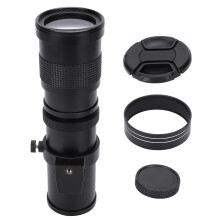 Versatile Prime Zoom Range Telephoto Zoom Lens For Canon Nikon DSLR HD Telephoto Zoom Lens Manual Focus Design Integrated Rotating Tripod Mount
