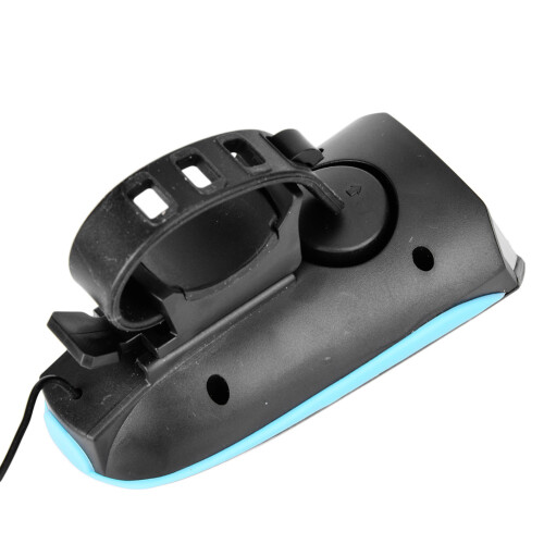 High Bright USB Front Bicycle Light with Horn & Warning Lamp Blue