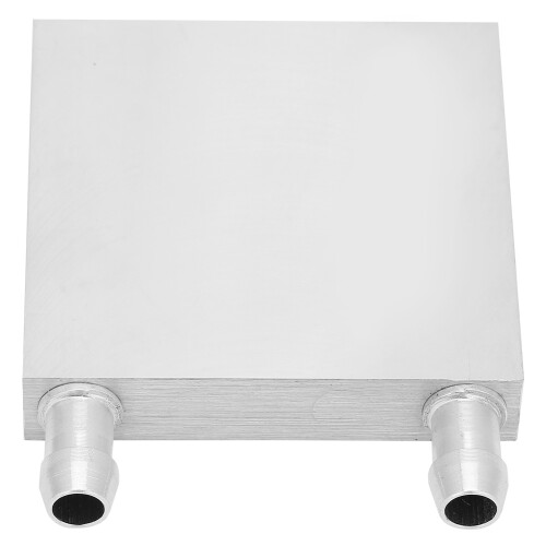 Aluminum CPU Water Block Cooler Flat Surface High Performance Water Cooling