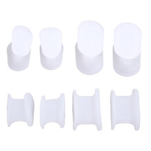 8 Pairs Silicone Toe Separator Pain Relief Bunion Corrector (S+L)