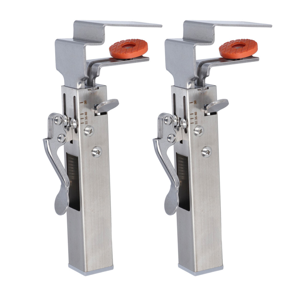 Adjustable Alloy Steel Drawer Clips 21-50Mm, 2Pcs Set 8071384450981
