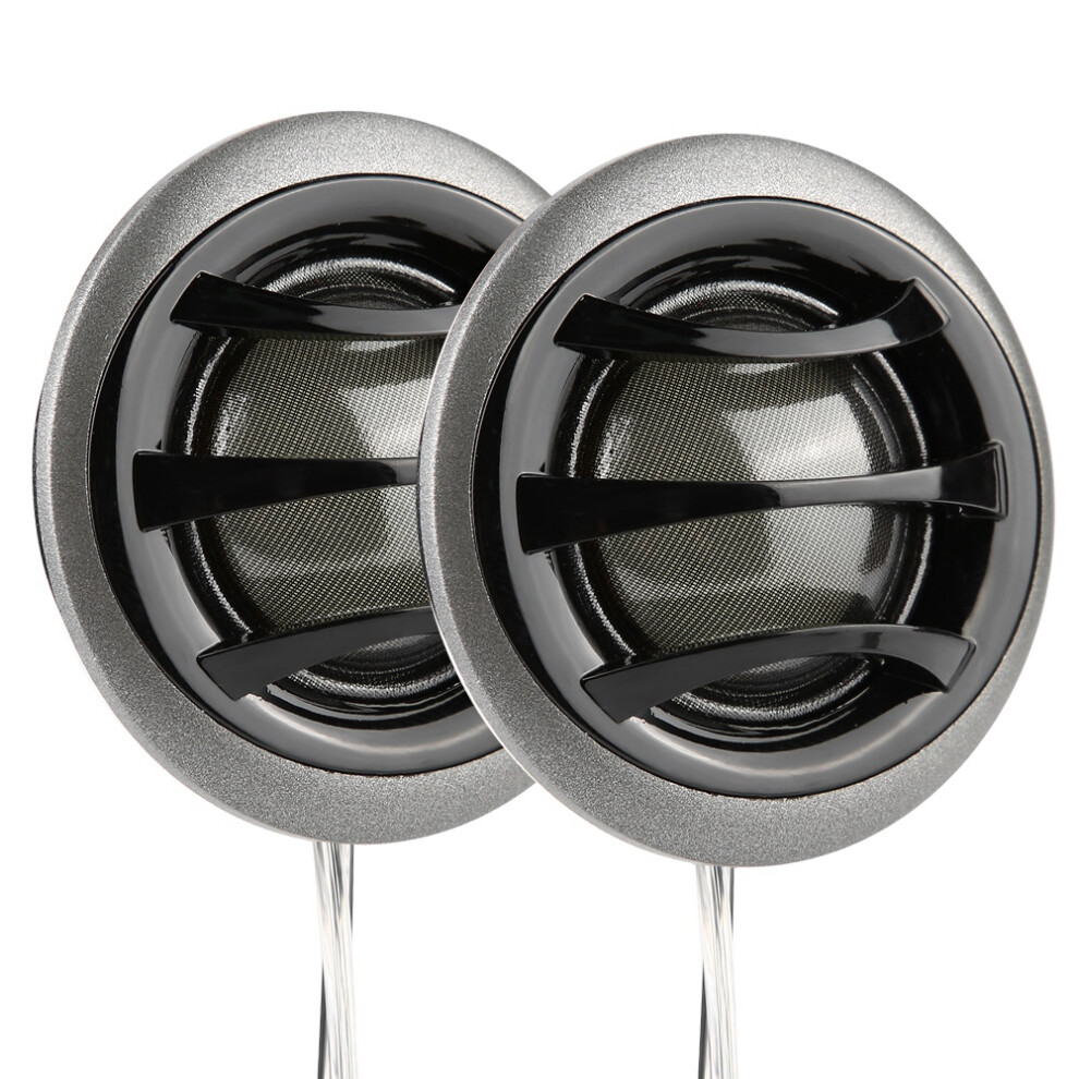 150W Car Mini Loud Audio Speaker Tweeter Horn 22Mm Pair Black 7631390829495