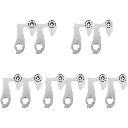 10Pièces Crochet Arrière Réparable Alliage Argent Polyvalent
