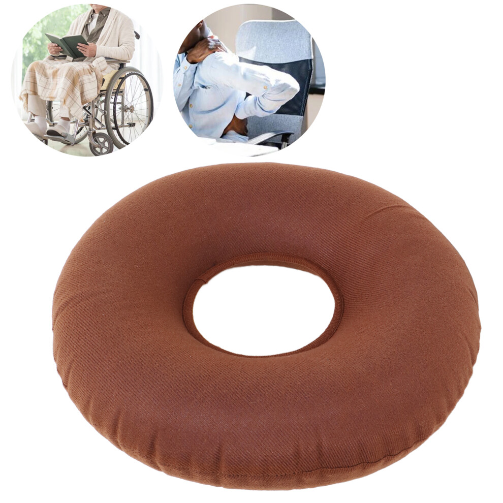 Inflatable Round Bedsore Cushion PVC Leakproof 38cm Wheelchair Seat