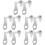 10Pièces Crochet Arrière Réparable Alliage Argent Polyvalent 7