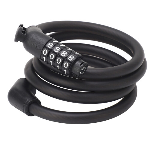 Secure Steel Cable Lock for Bikes, Motorcycles & Scooters, 2M