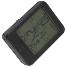 MC41 termometro digitale e igrometro con display LCD nero