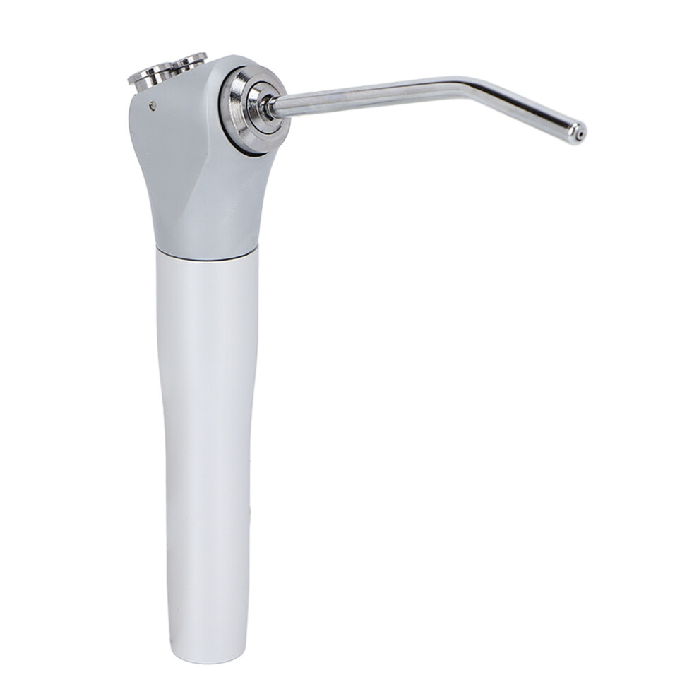 3 Way Air Water Spray Syringe Dental Handpiece with 2 Nozzles Aluminum Alloy