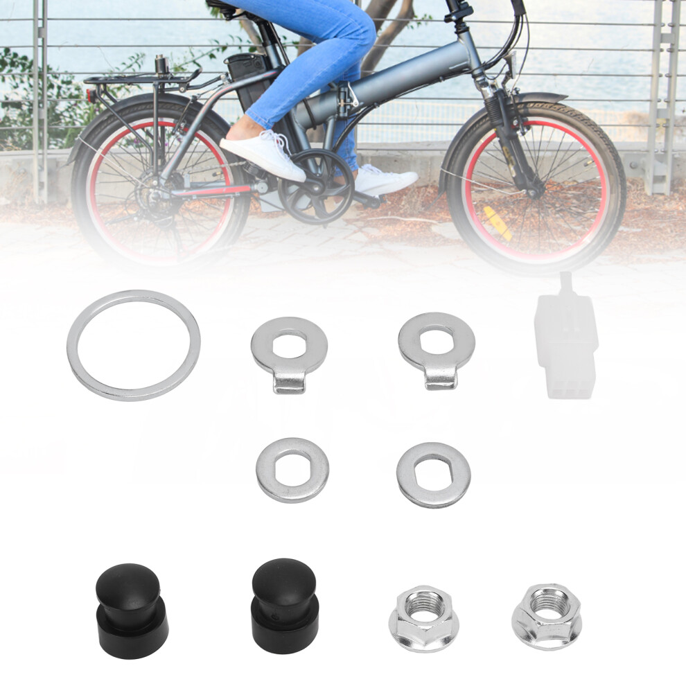 Steel Hub Motor Nuts Washer Kit, M12, For Universal Bikes 6941387690696