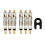 (7 Piece Set) 7-14pcs Brass Presta Valve Core Set, Leak-Proof 1