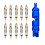 (11 Piece Set) 14pcs Brass Presta Valve Core Set - Leakproof 1
