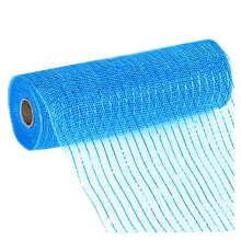 Mesh Ribbon DIY Wreath Supplies Holiday Decorating Metallic Foil Mesh Ribbon for Christmas, Valentine'S Easter Wreath and Home Decoration
