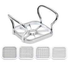 Stainless Steel Potato Slicer 5.1"x3.9"x1.4", French Fry Cutter for Home & Restaurant, 1PC