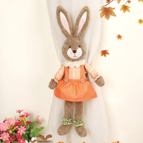Rabbit Knitted Curtain Tiebacks Spring Easter Decor 1 PC