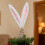 Easter Rabbit Ear Tree Topper Ornament Small 6