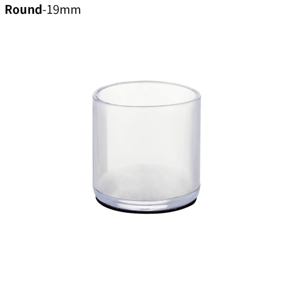 16Pcs Chair Leg Cap Transparent Table Chair Foot Rubber Feet Protector Noise Reduction Protect Floor 9009879632504