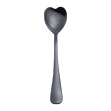 Rainbow Stainless Steel Dinner Spoon Valentine'S Day Love Themed Serving Spoon Table Household Cutlery Utensils Sturdy Colorful Spoon Silverware