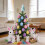Easter Rabbit Tree Topper with Bowknot Spring Stand 1