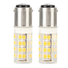 Zasouvací LED žárovka BA15D s dvojitou bajonetovou paticí, 6000K, denní bílé světlo, dlouhotrvající osvětlení 360 stupňů pro šicí