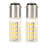 Λάμπα LED με ώθηση BA15D με διπλή βάση μπαγιονέτ 6000K λευκό φως ημέρας μακράς διαρκείας 1