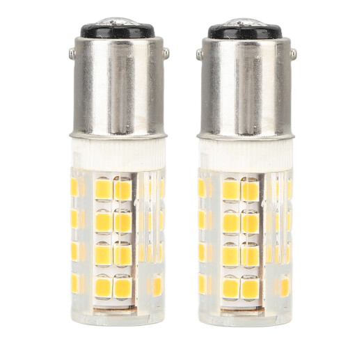 Λάμπα LED με ώθηση BA15D με διπλή βάση μπαγιονέτ 6000K λευκό φως ημέρας μακράς διαρκείας
