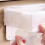 (White) Wall Mount Trash Bin Holder - No Drill, Kitchen & Bath 4
