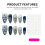 (S) 3D Carved Cat\'s Eye False Nails, 10pcs 2