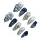 (S) 3D Carved Cat\'s Eye False Nails, 10pcs 4