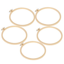 Needlepoint Supplies Adjustable Embroidery Hoop for Cross Stitch Hoops Art Craft Sewing with Splinter Free Design and Even Stitching Support for