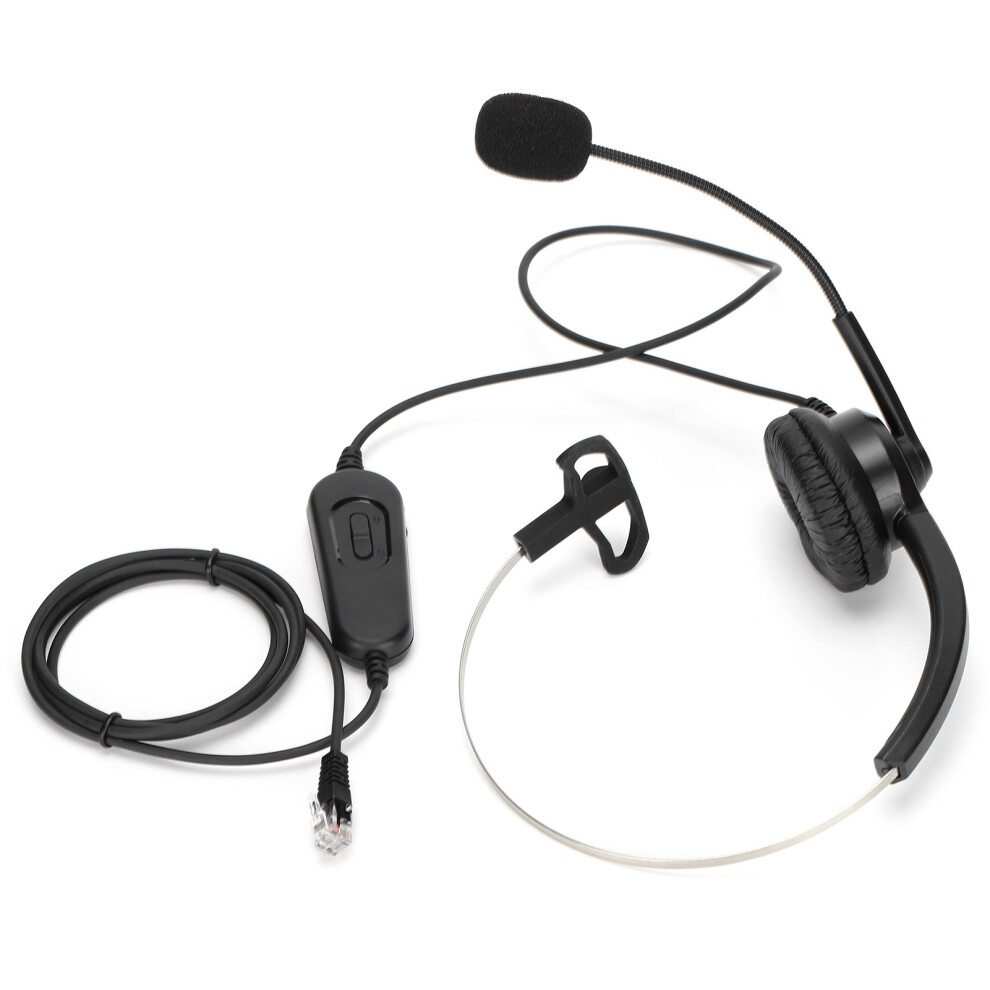 Call Centre Headset With Microphone Audio Adjustment For Business Office Use 9311391586471