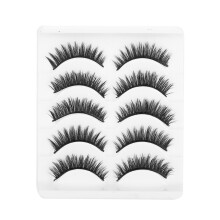 Luxurious Fluffy Natural Soft Reusable Eyelashes Handmade Cruelty Free Vegan Lashes Spiky Cat Eye Classic Like Extension Eyelashes For Wedding Photo