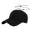 (Black) Breathable Quick-Dry Outdoor Baseball Cap 7