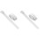 2Paires Sangles En Cuir Blanches Pour Panier Ajustables 1