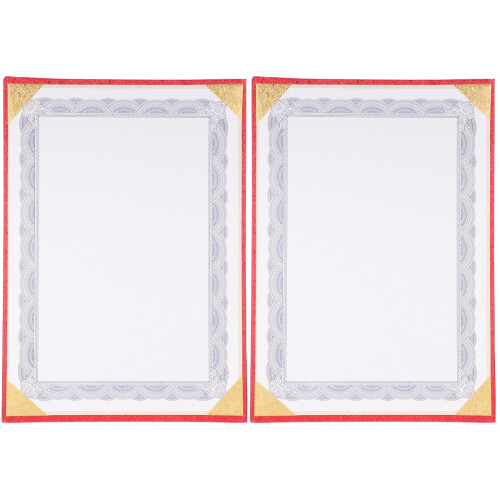 2Sheets Printable Assorted Color Blank Certificate Paper for Awards