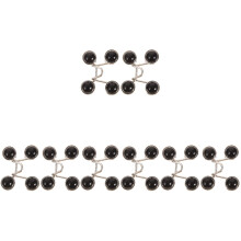 8Stk Schwarze Legierungs-Clipversteller Für Lose Taillen An Jeans